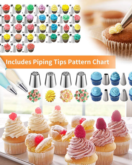 Comprehensive 236-Piece Cake Decorating Master Set - Elevate Your Baking Skills