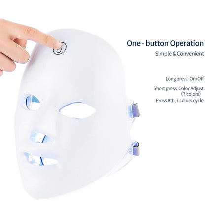 LED Light Therapy Mask for Acne Treatment and Skin Renewal