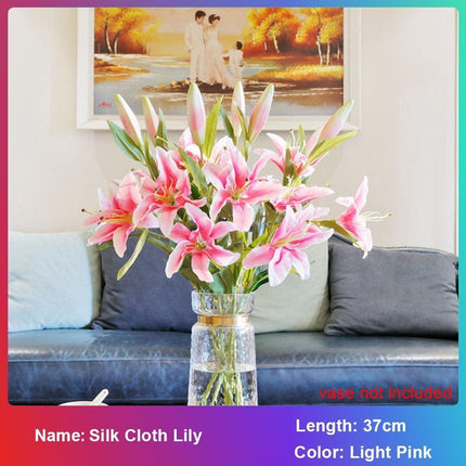 Chic Silk Dandelion Floral DIY Home Decoration Set - Elegant and Versatile