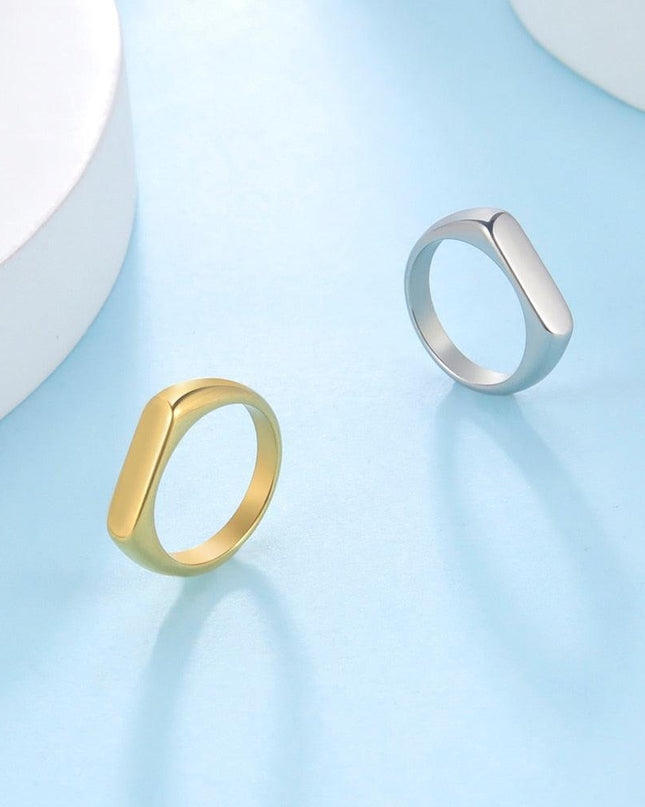 Unisex Classic Gold Wedding Band - Timeless Versatility for All Occasions