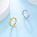 Skyrim Gold Stainless Steel Wedding Band - Elegant Unisex Ring