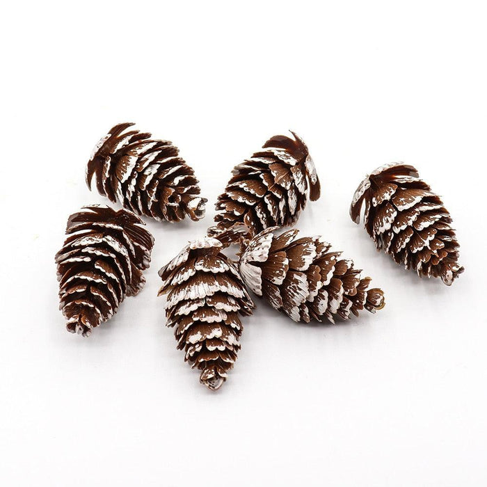 Lifelike Pine Cone Christmas Decor Set for Festive Home Decor