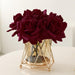 Elegant Rose Latex Artificial Flowers Bundle - Timeless Charm for Any Setting
