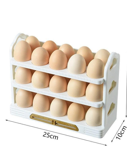 Fresh Egg Keeper with Stackable Organizer Tray