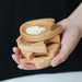 Charming Cat Wooden Condiment Set for Sushi and Dips