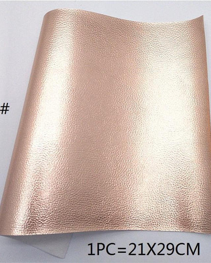 Sparkling Rose Gold Glitter Leather Crafting Sheet - Transform Your DIY Projects with Elegance
