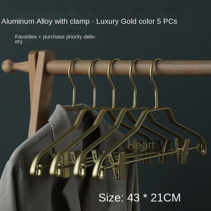 Premium Aluminum Wardrobe Organizer for Men's Clothing Storage