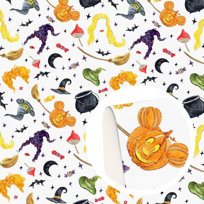 Magical Mickey Mouse Halloween Crafting Leatherette Kit - Create Whimsical DIY Wonders