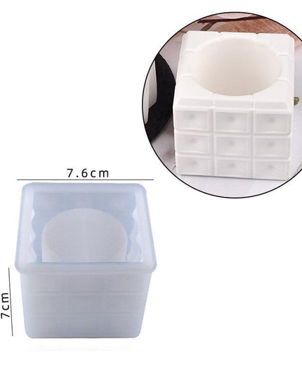 Silicone Mold Kit for Creative Candle Jars and Flower Planters