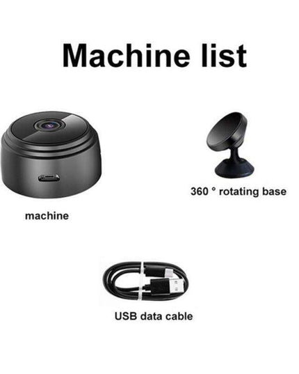 Wireless Mini Night Vision Camera with Magnetic Attachment for Home Security