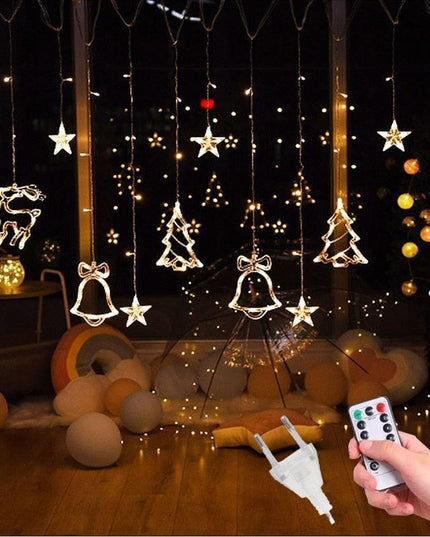 Celestial Dream LED Moon and Star String Lights for Whimsical Decor