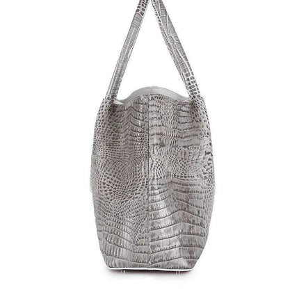Luxurious Crocodile Pattern Leather Handbag for Stylish Women