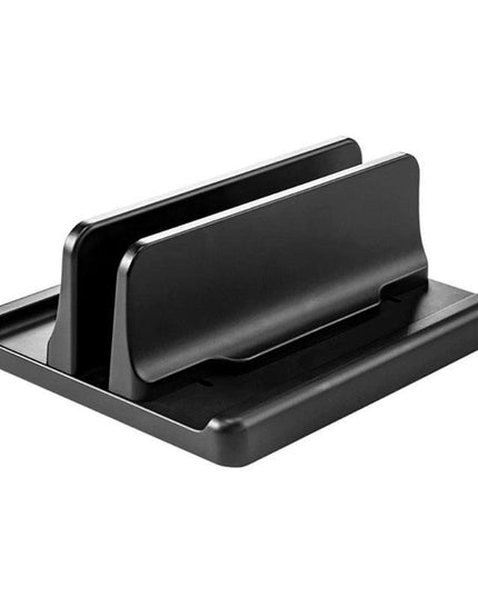 Dual-Device Vertical Laptop Organizer with Customizable Slot Width