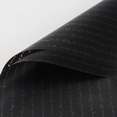 Elegant Floral Lettering Gift Wrap Set for Mother's Day: 20 Waterproof Sheets