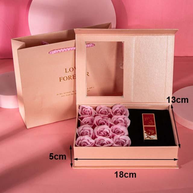 Everlasting Rose Elegance - Captivating Romantic Expression for Milestone Moments