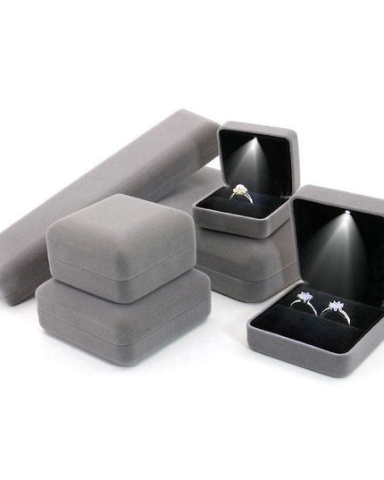 Elegant LED Velvet Jewelry Display Cases for Exquisite Presentation