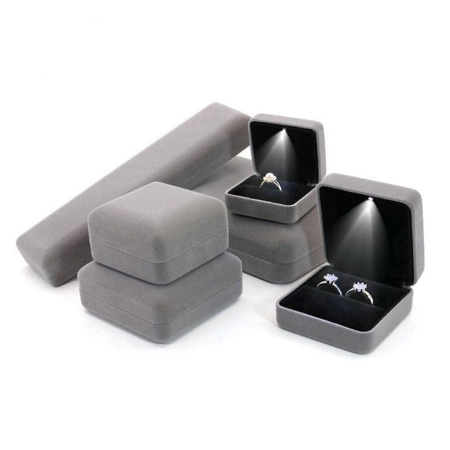 Elegant LED Velvet Jewelry Display Cases for Exquisite Presentation