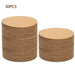 Stylish Self-Adhesive Cork Coasters Set - 60 Decorative Mats for Table Protection and Personalization