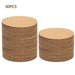 Stylish Cork Coasters Bundle - 60 Pieces of Self-Adhesive Mats for Table Decor and Protection