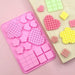 Enchanting Love Hearts Silicone Mold Kit - Perfect for Baking and Crafting Bliss
