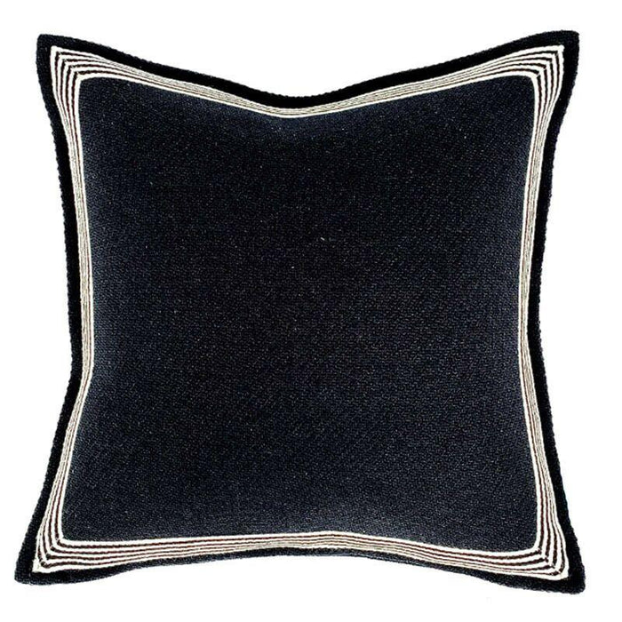 Geometric Dual-Pattern Pillow Cover