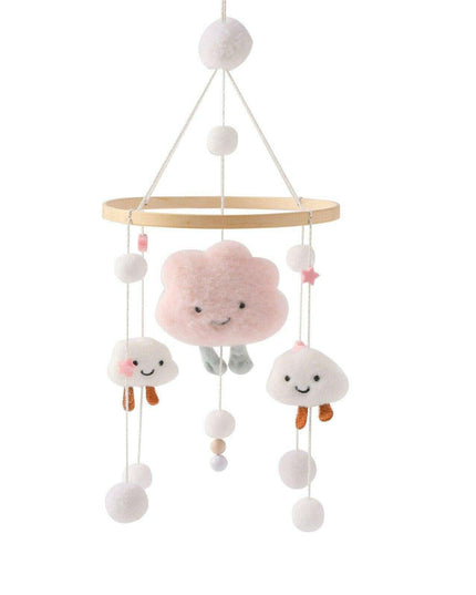 Musical Wooden Baby Crib Mobile - Safe Developmental Toy for Infants