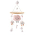 Musical Wooden Baby Crib Mobile Rattle Toy Set - Interactive Infant Development & Entertainment
