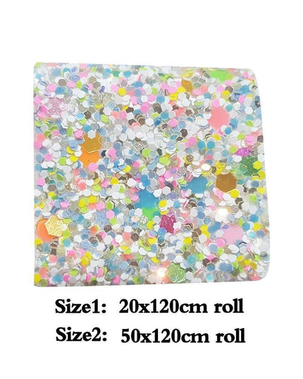 Sparkling Sequin Fabric Roll for Eye-Catching DIY Creations and Accessories