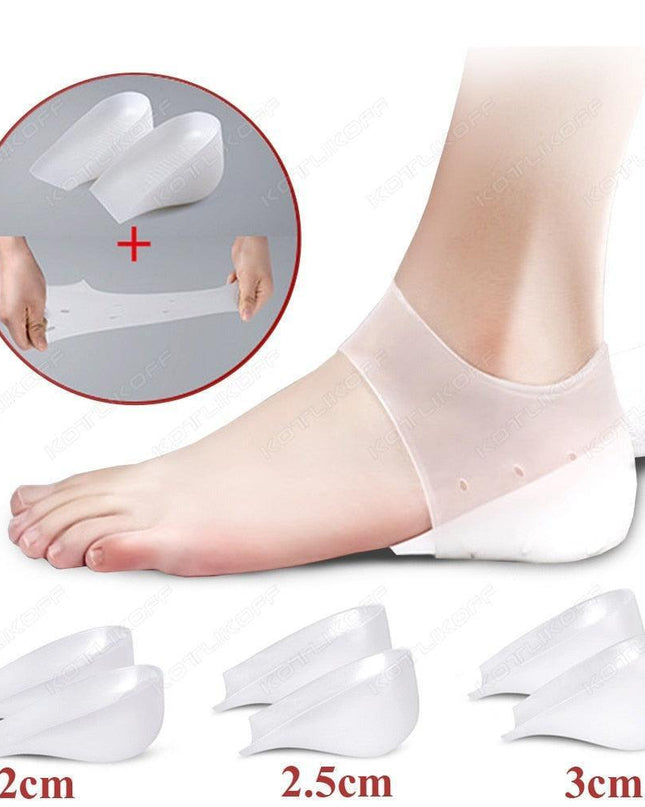 Invisible Elevation: Silicone Gel Heel Inserts for Height Enhancement