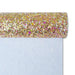 Golden White Chunky Glitter Fabric Roll - DIY Crafting Material for Accessory Making
