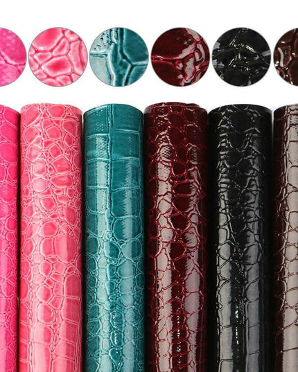 Sparkling Synthetic Leather Crafting Set with Innovative Cutting Techniques