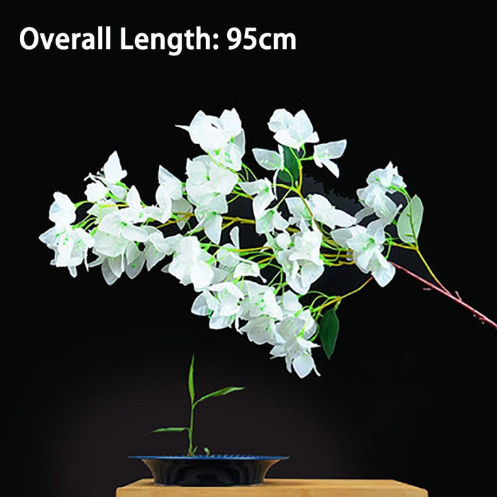 100CM Silk Bougainvillea Glabra Artificial Flowers - Premium Floral Decor for Home and Events