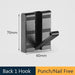 Aluminum Alloy Wall Hooks Set - Versatile and Stylish Storage Solution