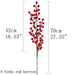 Vibrant Red Berry Bouquet: Luxurious Festive Home Decoration