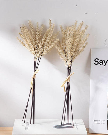 Elegant Silk Pampas Grass Bouquet - Set of 6