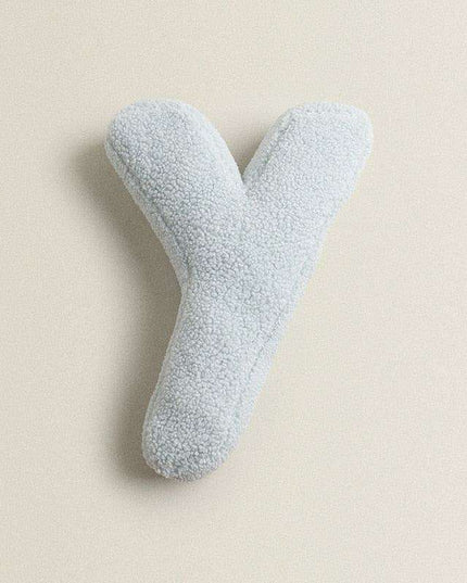 Delightful English Letters Plush Pillow - Cozy Home Accent