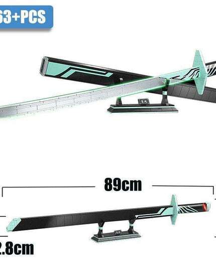 Ninja Warrior Samurai Sword Crafting Kit - Create Your Own Authentic Weapon for All Ages