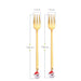 Santa's Festive Silverware Set - Christmas Spoon and Fork Duo: Elevate Your Holiday Dining Experience
