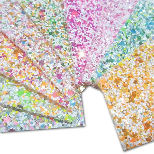 Shimmering Glitter Fabric Roll - Sparkly Material for DIY Hair Accessories and Bags