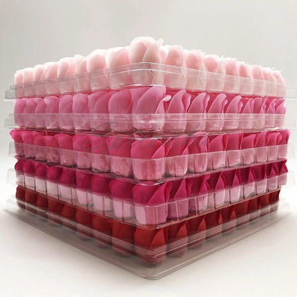 Chic Floral Elegance: 81 Premium Artificial Rose Heads for Exquisite Decor