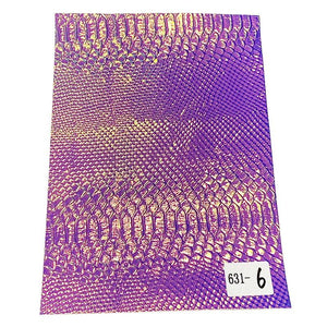 30x135cm Snake Skin Grain Embossed Holographic Spunlace Fabric Sheet-Arts, Crafts & Sewing›Sewing & Fabric›Craft Fabrics-Très Elite-China-631-6-Très Elite