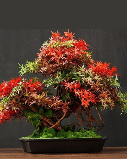 Tranquil Retreat Faux Pine Bonsai - Elegant Zen Decor Element