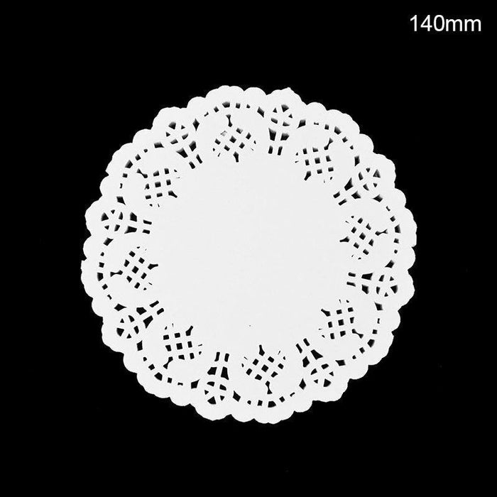 Elegant White Lace Paper Doilies Bundle - Versatile Decor Set for Special Occasions