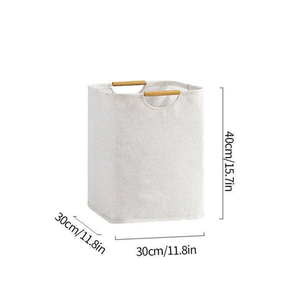 Stylish Waterproof Laundry Hamper with Durable Handles and Generous Capacity