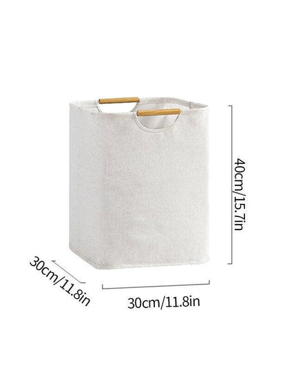 Stylish Waterproof Laundry Hamper with Durable Handles and Generous Capacity