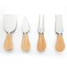 Cheese Knife Set with Elegant Wooden Handles | Premium Stainless Steel Slicer Collection