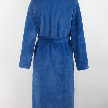 Opulent Faux Rabbit Fur Coat - Transform Your Winter Wardrobe