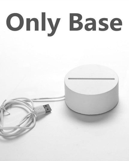 Enchanting 3D Illusion LED Night Light - Illuminate Your Space with Wonder