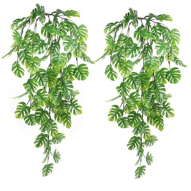 Elegant Persian Fern Faux Hanging Plant Duo - Versatile Greenery for Home Decor and Events