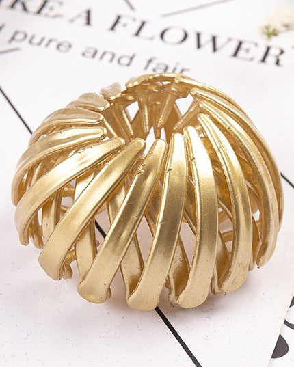 Chic Crystal Nest Hair Claw for Effortless Style